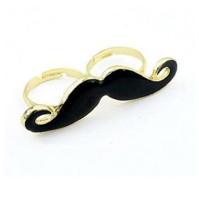 Moustache dobbelt ring