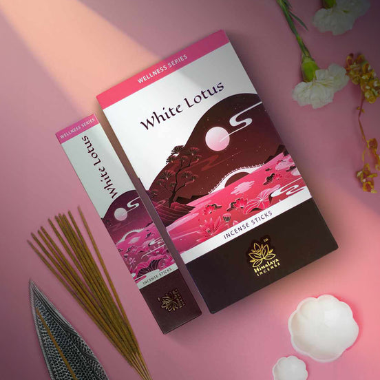 Himalaya Incense White Lotus Røgelsespinde