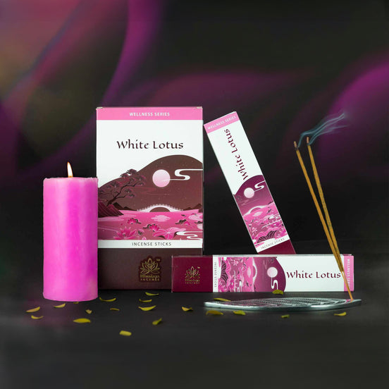Himalaya Incense White Lotus Røgelsespinde