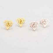 Diamant formede ørering