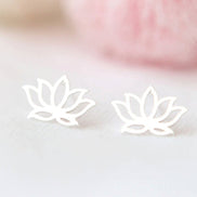 Lotus blomst øreringe