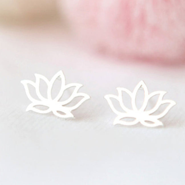 Lotus blomst øreringe