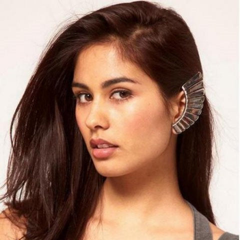 Stor ear cuff øreringe guld