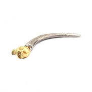 Fake skull stretch øreringe