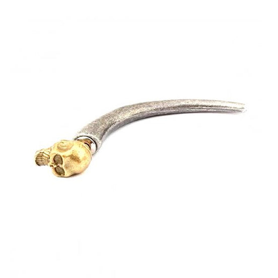 Fake skull stretch øreringe