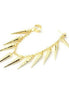Ear cuff spike kæde