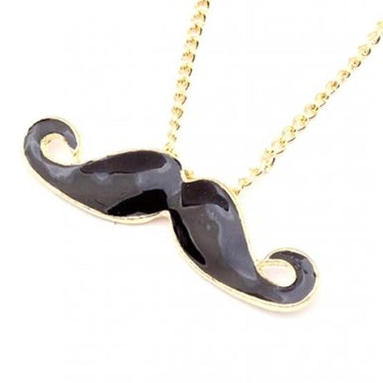 Moustache skæg halskæde