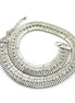 Bred statement diamant halskæde