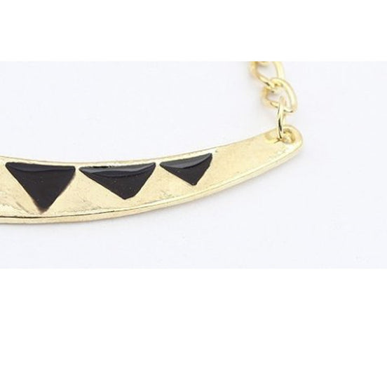 Choker halskæde med trekanter