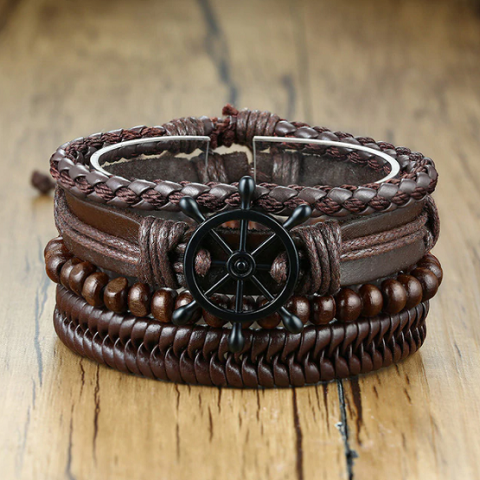 Læder armbånd