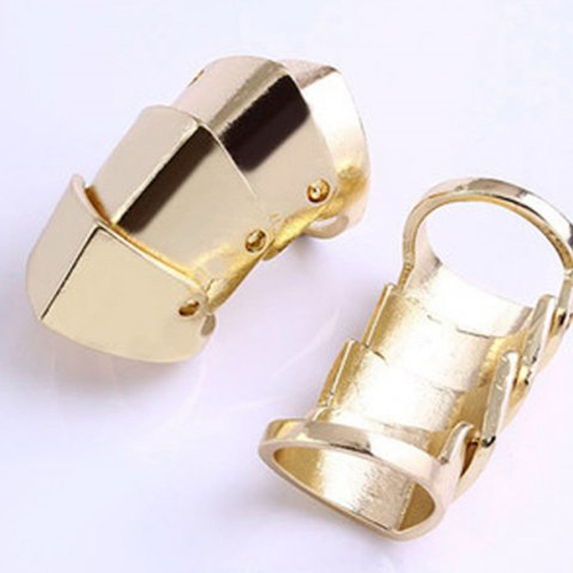 Stor armour ring guld