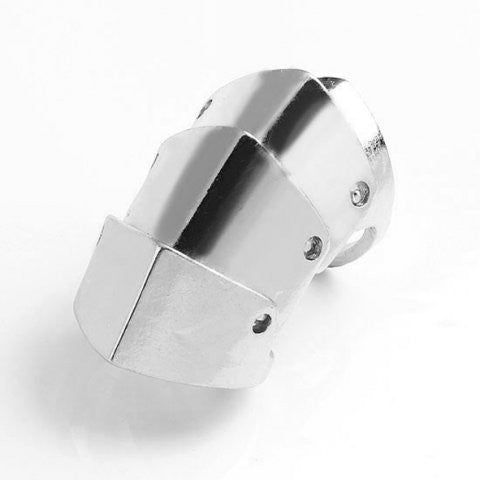 Stor armour ring sølv