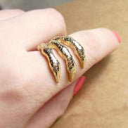 Klo fingerring guld