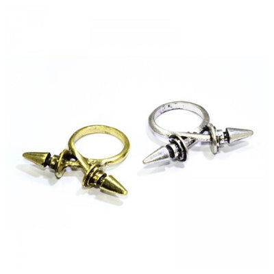 Dobbelt spike ring