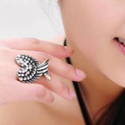 Diamant englevinge ring