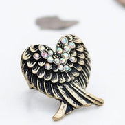 Diamant englevinge ring