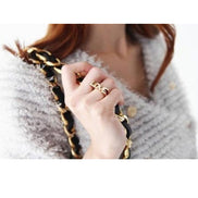 Guld LOVE fingerring