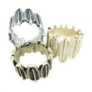 Fingerring med fjer