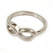 Infinity ring sølv