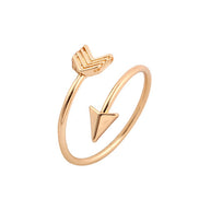 Guld pil fingerring