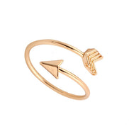 Guld pil fingerring