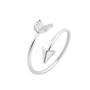 Sølv pil fingerring