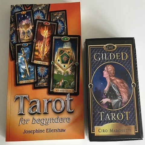 Tarot for begyndere bog med kortsæt