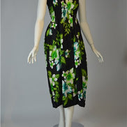 Blomstret sommerkjole i one-size