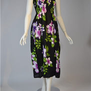 Blomstret sommerkjole i one-size