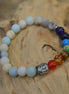 Chakra armbånd med buddha hoved.