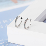 Clip on ørering i Sterlingsølv
