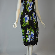 Blomstret sommerkjole i one-size