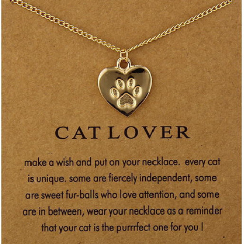 Cat lover halskæde.