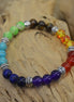 Chakra armbånd med elastik