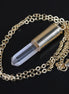 Crystal bullet halskæde