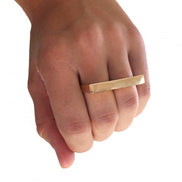 Dobbelt ring guld bar