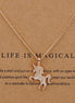 Life is magic halskæde