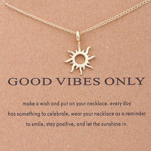 Good Vibes Only halskæde