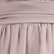 Grå / lilla lang maxikjole
