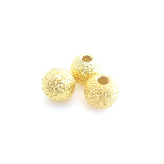 Guld Stardust 4 Mm - 12 Stk