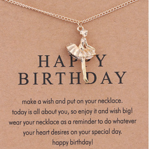 Happy birthday halskæde