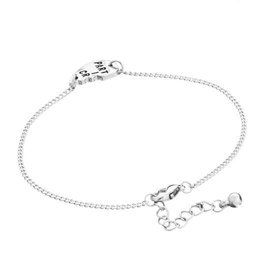 "Partners in crime" veninde hjerte armbånd