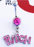 Navlepiercing - pink