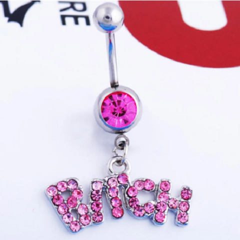 Navlepiercing - pink