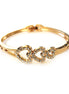 Trippel diamant hjerte armbånd